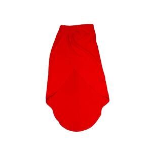 Superdown, Red High-Low Faux‎ Wrap flowy midi Skirt, Size Small, KB177